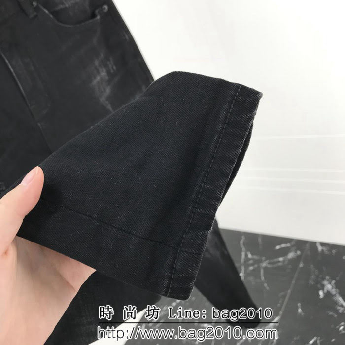 OFF-WHITE 18ss秋冬新款 洗水做舊 男款牛仔褲 ydi1367